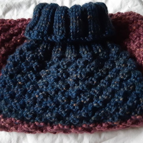 XL Fig & Spruce Colorblock Dog Sweater - Picture 1 of 4